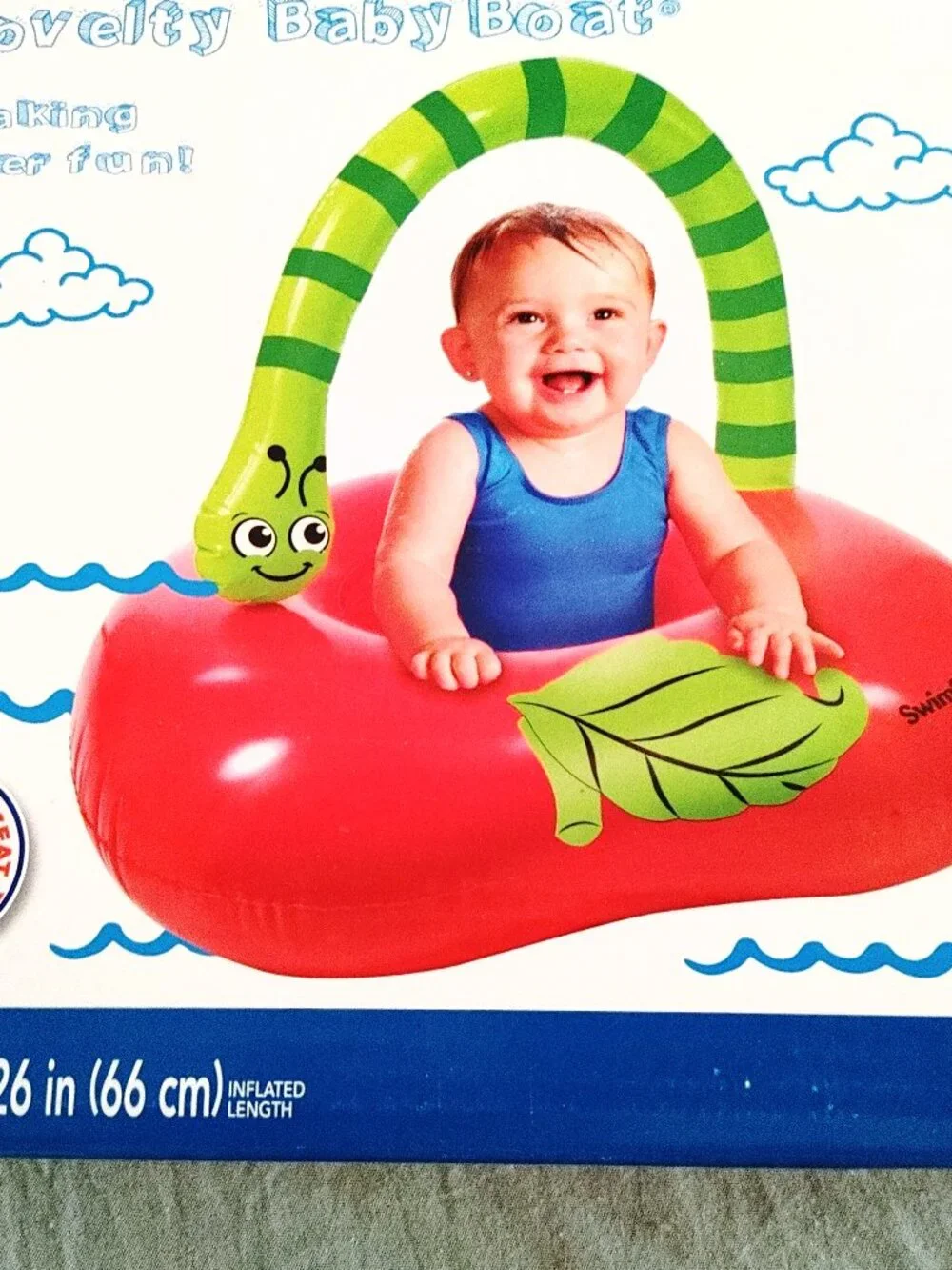 BNIB Swim School The Bad Apple Novelty Baby Boat Level 1 (6-18 mo.)